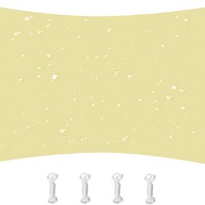 Żagiel ogrodowy zaciemniający ochrona UV wodoodporny prostokątny Beżowy2x3m